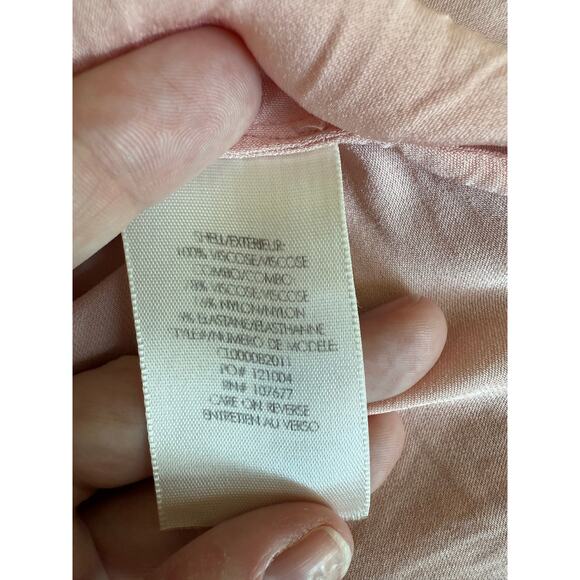 Alice + Olivia Classics Jann Boxy Short Sleeve Pink Top Size Medium - Picture 6 of 8